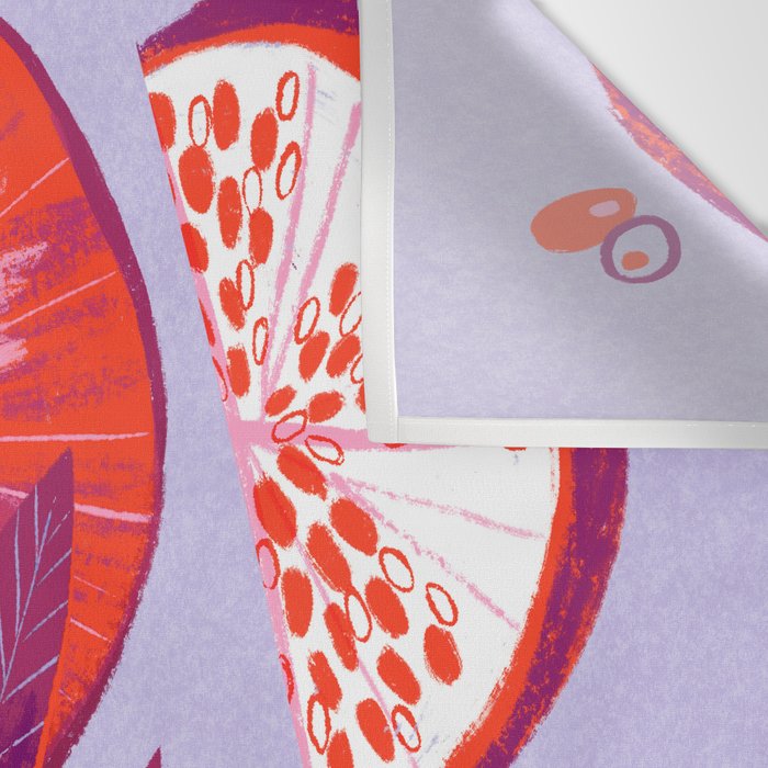 Pomegranate Fruit Still Life Wall Tapestry Gallery Image 3