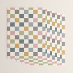 Retro Country Earthy Chequered board Wrapping Paper Gallery Image 3