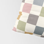 Retro Country Earthy Chequered board Pillow Sham Gallery Image 4
