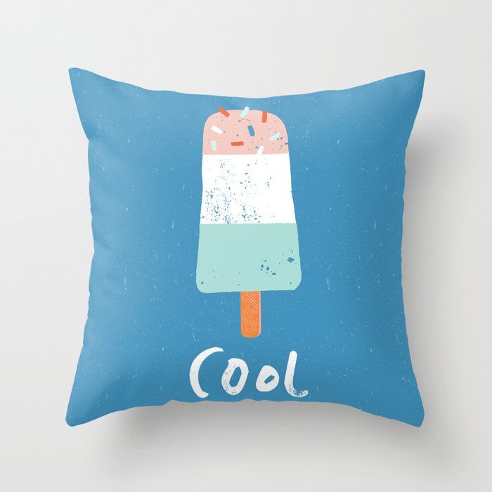 Cool ice cream Throw Pillow Gallery Image 6