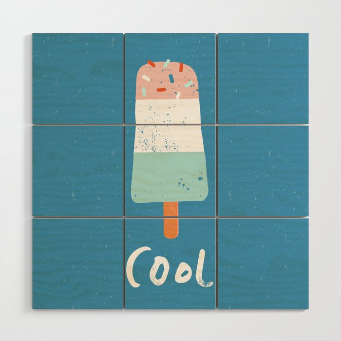 Cool ice cream Wood Wall Art Gallery Image 1