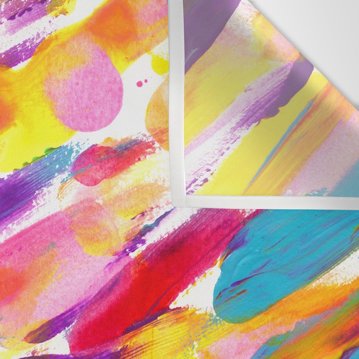 Fruity and Colorful Abstract Painting Wall Tapestry Gallery Image 3