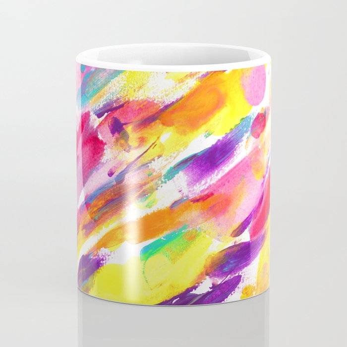 Fruity and Colorful Abstract Painting Coffee Mug Gallery Image 4