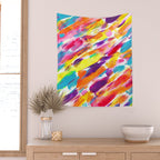 Fruity and Colorful Abstract Painting Wall Tapestry Gallery Image 2
