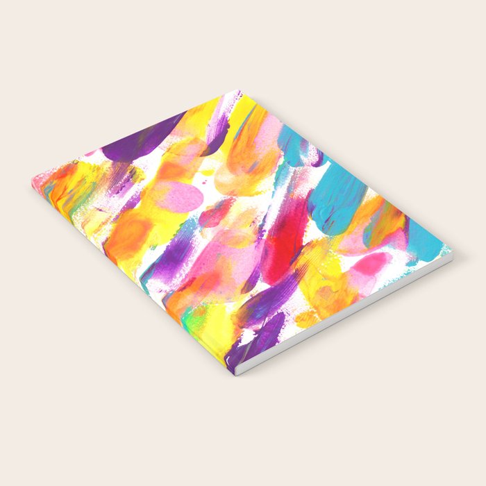 Fruity and Colorful Abstract Painting Notebook Gallery Image 1