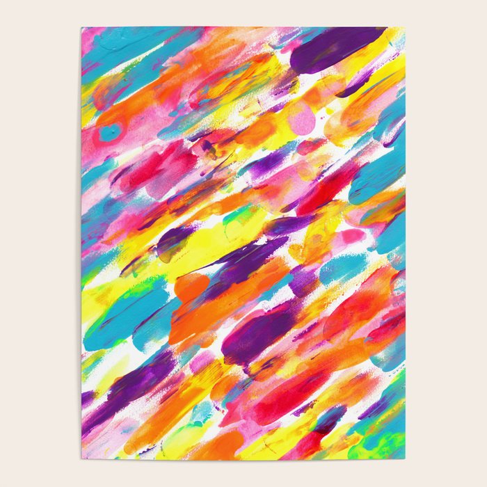 Fruity and Colorful Abstract Painting Poster Gallery Image 4