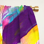 Fruity and Colorful Abstract Painting Window Curtain Gallery Image 2
