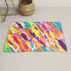 Fruity and Colorful Abstract Painting Rug Gallery Image 1