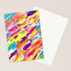 Fruity and Colorful Abstract Painting Stationery Card Gallery Image 2