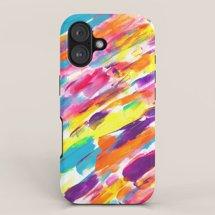 Fruity and Colorful Abstract Painting iPhone Case Gallery Image 1