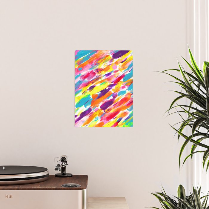 Fruity and Colorful Abstract Painting Poster Gallery Image 2