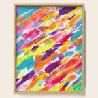 Fruity and Colorful Abstract Painting Serving Tray Gallery Image 1