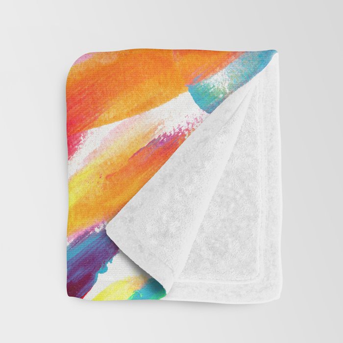 Fruity and Colorful Abstract Painting Throw Blanket Gallery Image 3