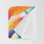 Fruity and Colorful Abstract Painting Throw Blanket Gallery Image 3