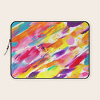 Fruity and Colorful Abstract Painting Laptop Sleeve Gallery Image 1
