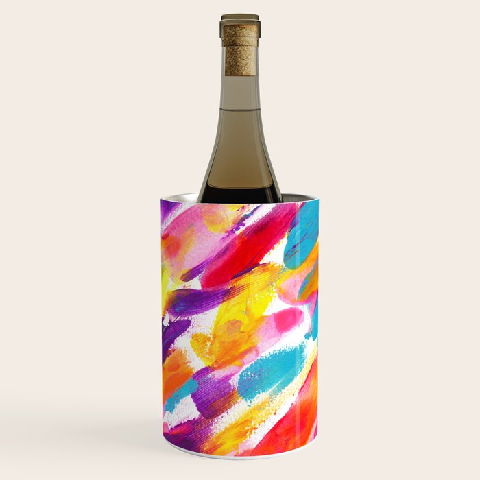 Fruity and Colorful Abstract Painting Wine Chiller Gallery Image 3