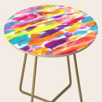 Fruity and Colorful Abstract Painting Side Table Gallery Image 2