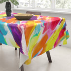 Fruity and Colorful Abstract Painting Tablecloth Gallery Image 3