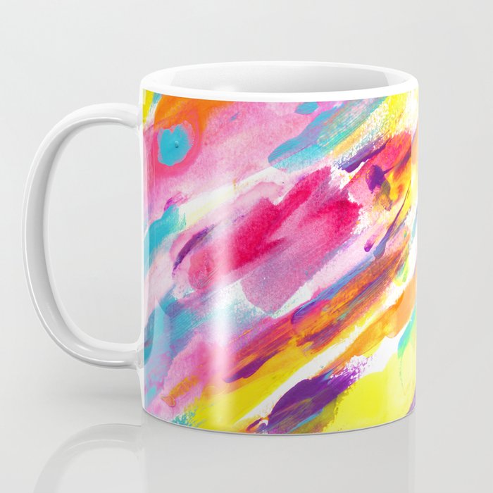 Fruity and Colorful Abstract Painting Coffee Mug Gallery Image 3