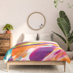Fruity and Colorful Abstract Painting Comforter Gallery Image 3
