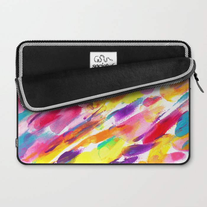 Fruity and Colorful Abstract Painting Laptop Sleeve Gallery Image 2