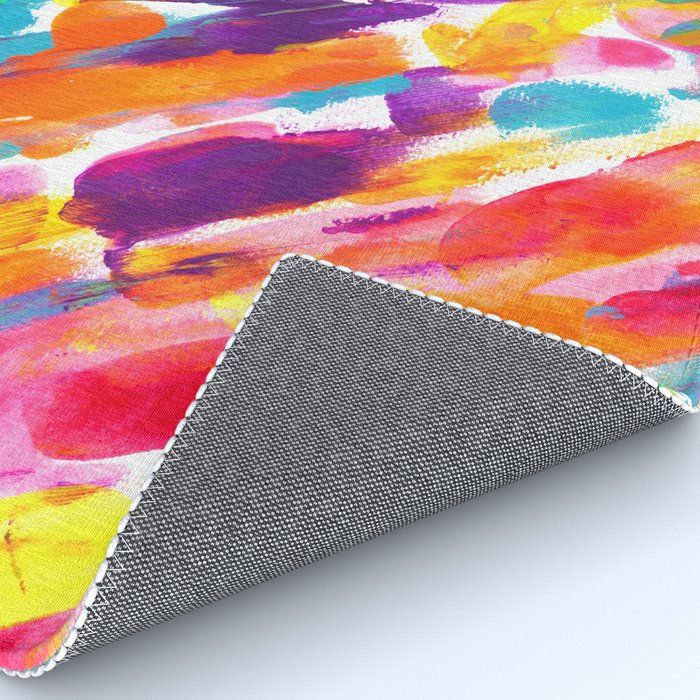 Fruity and Colorful Abstract Painting Rug Gallery Image 4
