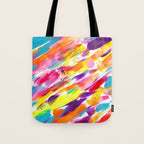 Fruity and Colorful Abstract Painting Tote Bag Gallery Image 1