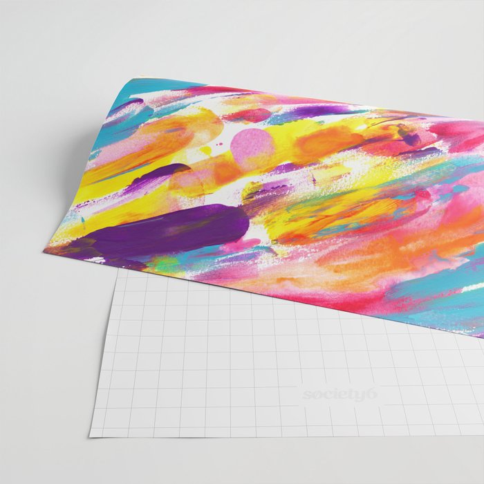 Fruity and Colorful Abstract Painting Wrapping Paper Gallery Image 2