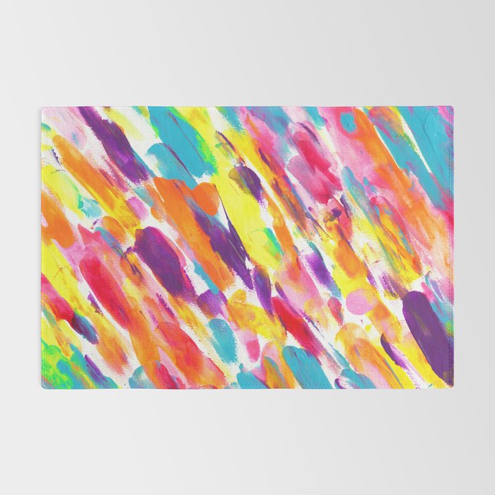 Fruity and Colorful Abstract Painting Rug Gallery Image 2