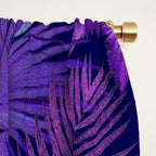 Tropical Leaf Pattern Window Curtain Gallery Image 2