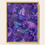 Tropical Leaf Pattern Serving Tray Gallery Image 1