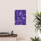 Tropical Leaf Pattern Poster Gallery Image 2