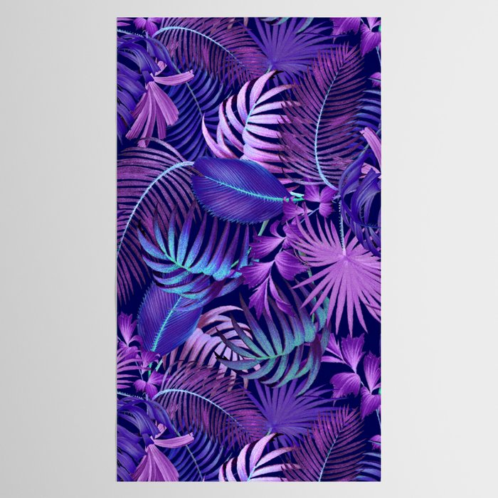 Tropical Leaf Pattern Tablecloth Gallery Image 2
