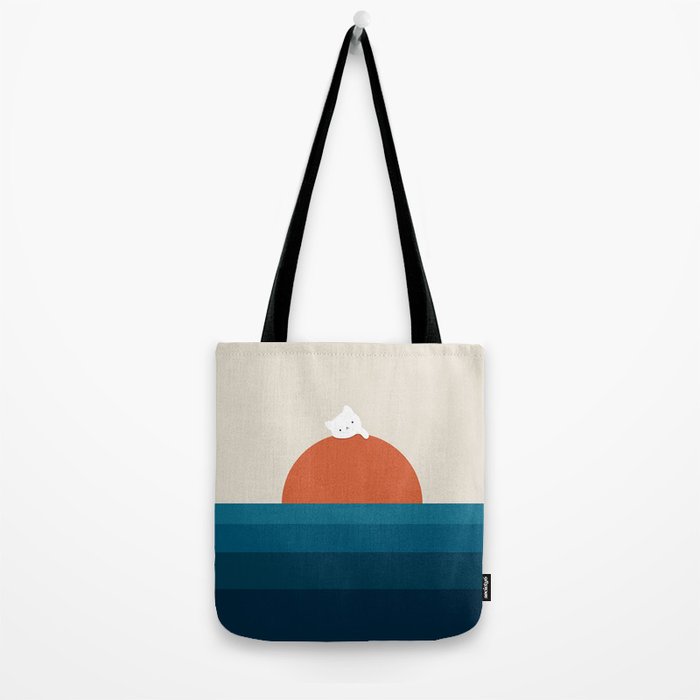 Cat Landscape 169 Tote Bag Gallery Image 2