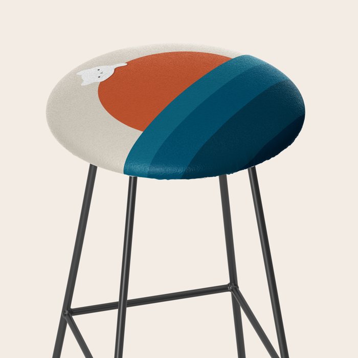 Cat Landscape 169 Stool Gallery Image 2