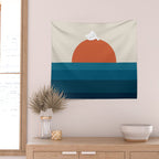 Cat Landscape 169 Wall Tapestry Gallery Image 2