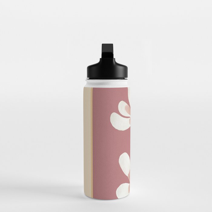 Pink Magnolia Flowers Water Bottle Gallery Image 3