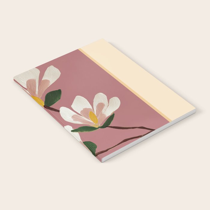 Pink Magnolia Flowers Notebook Gallery Image 2