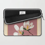 Pink Magnolia Flowers Laptop Sleeve Gallery Image 2