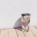 Pink Magnolia Flowers Travel Mug Gallery Image 4