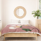 Pink Magnolia Flowers Duvet Cover Gallery Image 3