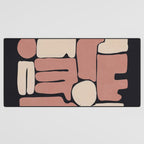 Modern Abstract Minimal Shapes 167 Desk Mat Gallery Image 3