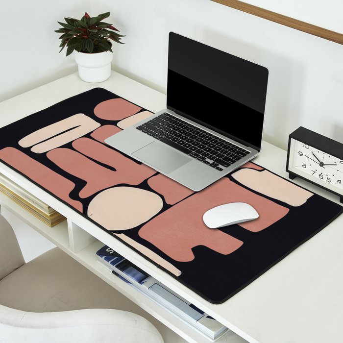Modern Abstract Minimal Shapes 167 Desk Mat Gallery Image 2