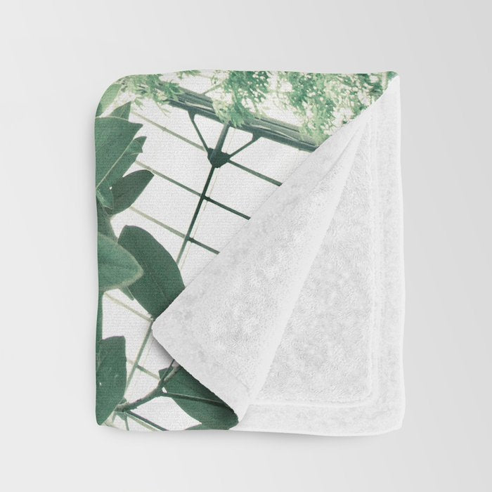 Tropical Greenhouse #2 Throw Blanket Gallery Image 3