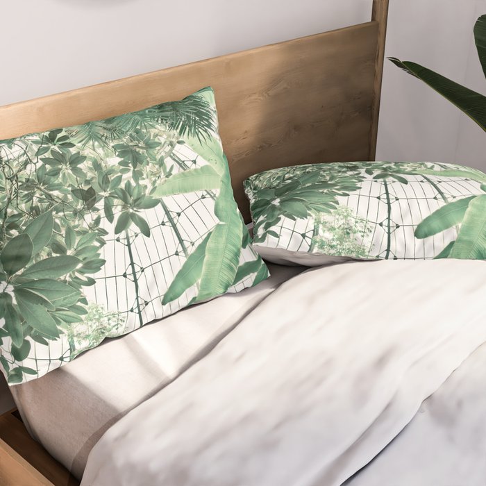 Tropical Greenhouse #2 Pillow Sham Gallery Image 2