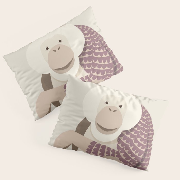 Whimsical Orangutan Pillow Sham Gallery Image 3