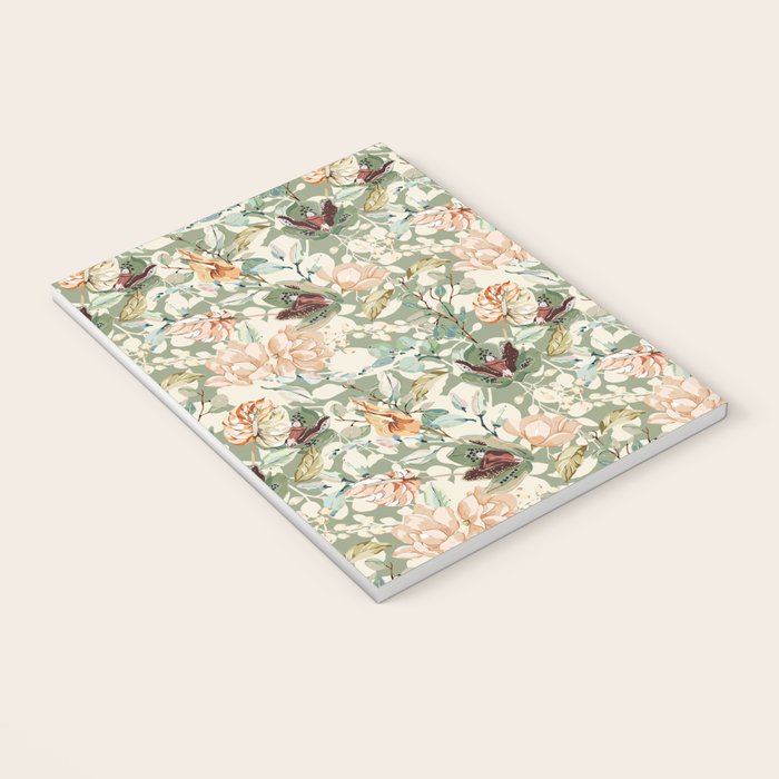 Lush colorful exotic garden B Notebook Gallery Image 3