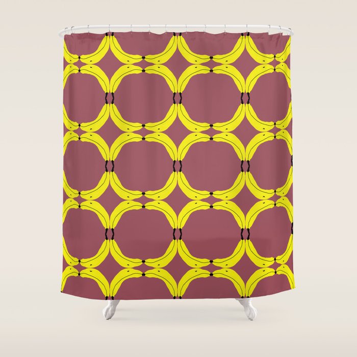 Banana Ritual Shower Curtain Gallery Image 1