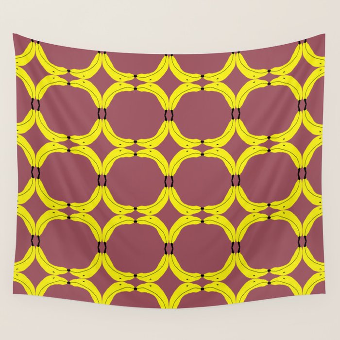 Banana Ritual Wall Tapestry Gallery Image 1