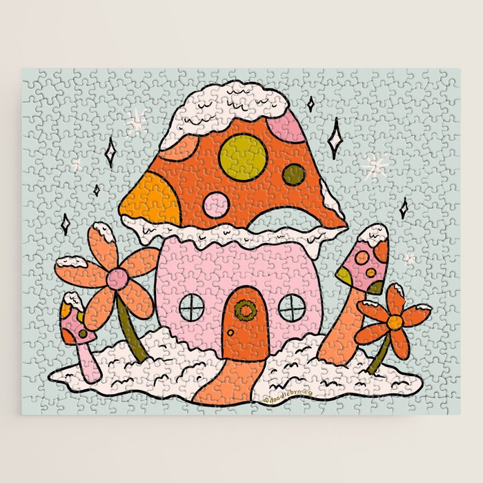 Mushroom Cottage Jigsaw Puzzle Gallery Image 1